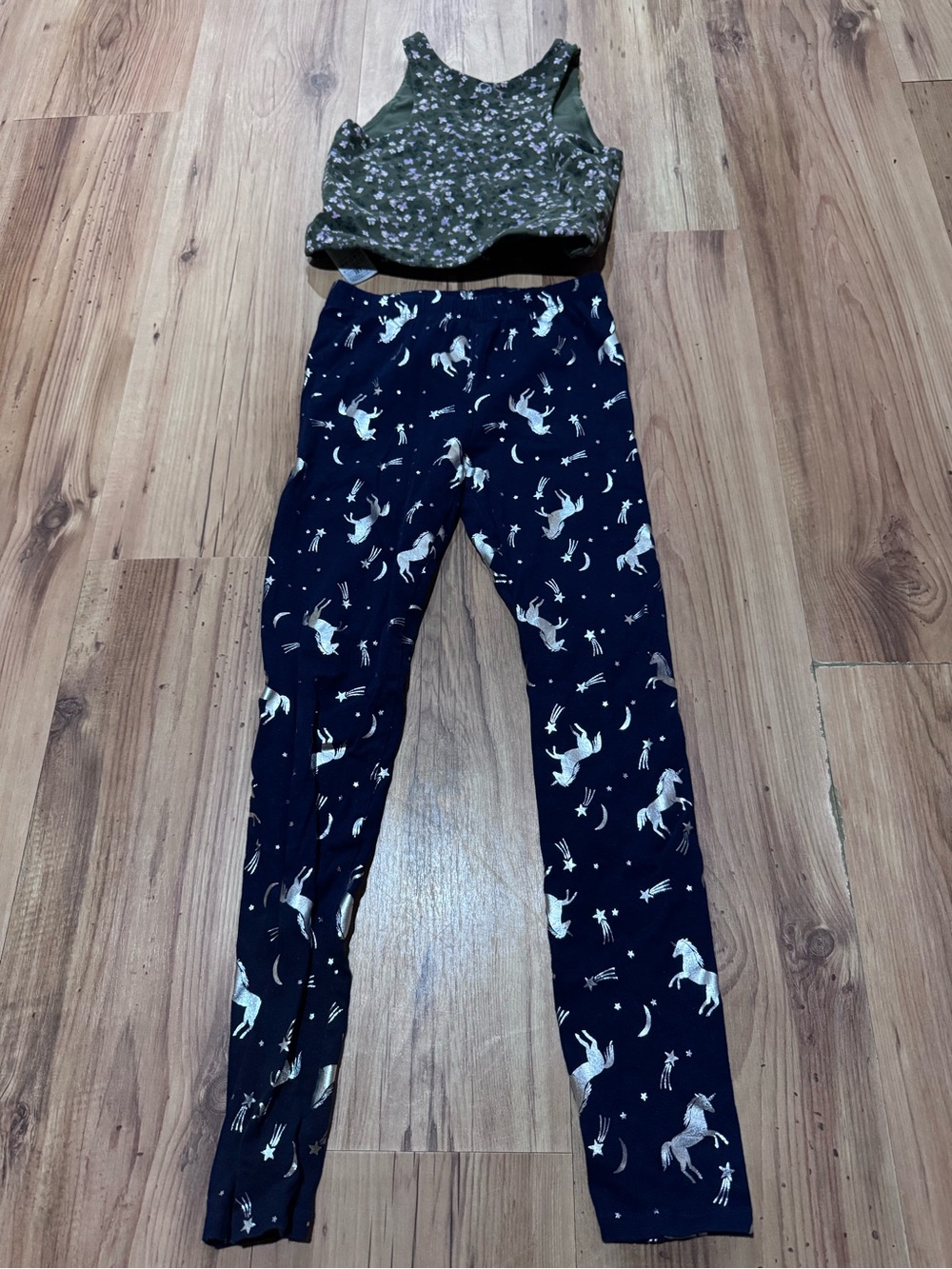 GAP Navy Unicorn & Star Print Leggings